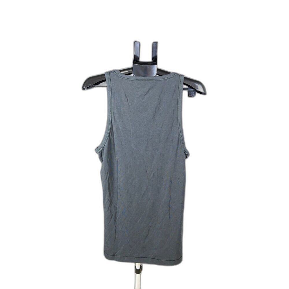 SKIMS Black Tank Top Women’s Size 2X | Stretch Slim Fit Sleeveless Shirt - Picture 3 of 7